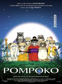 Affiche du film Pompoko (1994) de Isao Takahata. Voir Pompoko en streaming / torrent sur meilleurs-films.fr