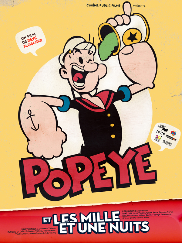 Affiche du court métrage Popeye et Les Mille et Une Nuits (2010) de Dave Fleischer. Voir Popeye et Les Mille et Une Nuits en streaming / torrent sur meilleurs-films.fr
