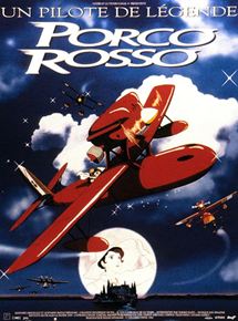 Affiche du film Porco Rosso (1992) de Hayao Miyazaki. Voir Porco Rosso en streaming / torrent sur meilleurs-films.fr