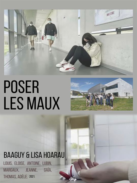 Affiche du court métrage Poser les maux (2025) de Lisa Hoarau. Voir Poser les maux en streaming / torrent sur meilleurs-films.fr