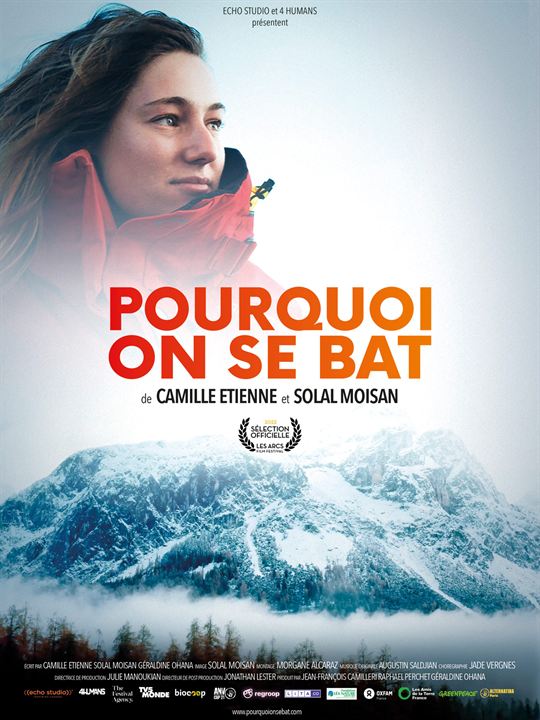 Affiche du film Pourquoi on se bat (2022) de Camille Etienne. Voir Pourquoi on se bat en streaming / torrent sur meilleurs-films.fr