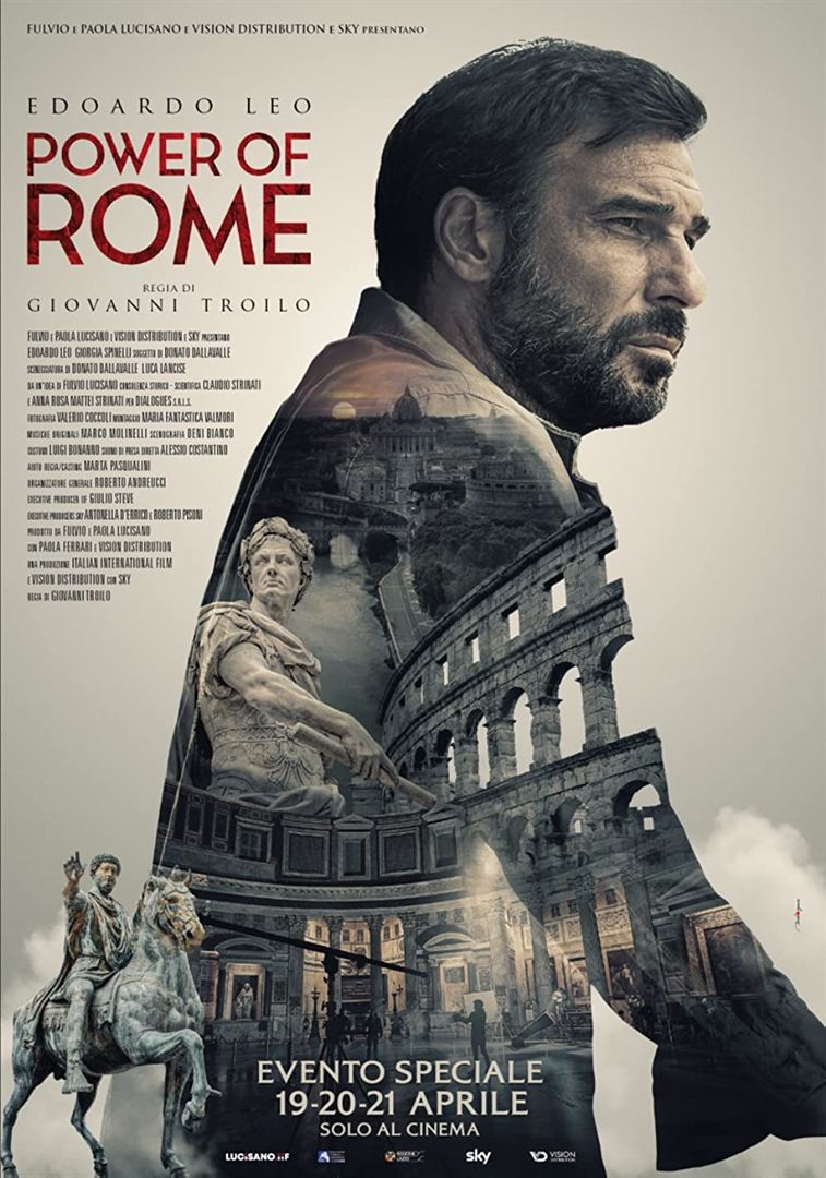 Affiche du film Power of Rome (2022) de Giovanni Troilo. Voir Power of Rome en streaming / torrent sur meilleurs-films.fr