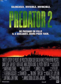 Affiche du film Predator 2 (1991) de Stephen Hopkins.