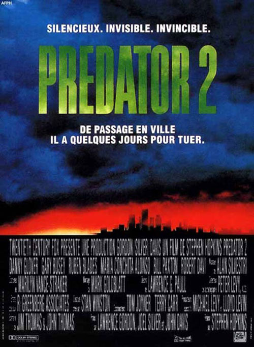 Affiche du film Predator 2 (1991) de Stephen Hopkins Affiche du film Predator 2 (1991) de Stephen Hopkins. Voir Predator 2 en streaming / torrent sur meilleurs-films.fr