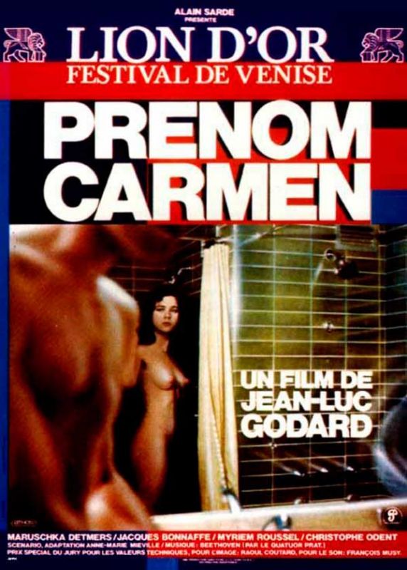 Affiche du film Prénom Carmen (1983) de Jean-Luc Godard Affiche du film Prénom Carmen (1983) de Jean-Luc Godard. Voir Prénom Carmen en streaming / torrent sur meilleurs-films.fr