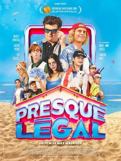 Affiche du film Presque légal (2024) de Max Mauroux Affiche du film Presque légal (2024) de Max Mauroux. Voir Presque légal en streaming / torrent sur meilleurs-films.fr