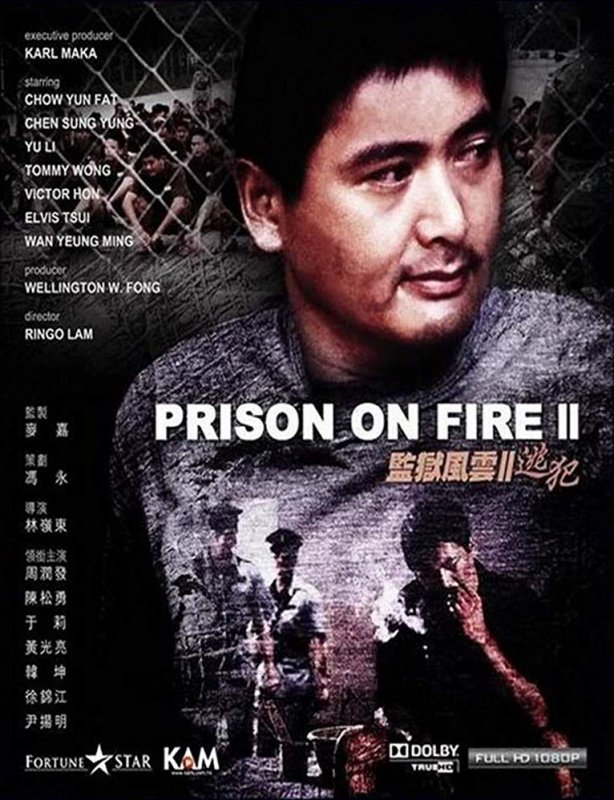 Affiche du film Prison on fire II (1991) de Ringo Lam. Voir Prison on fire II en streaming / torrent sur meilleurs-films.fr