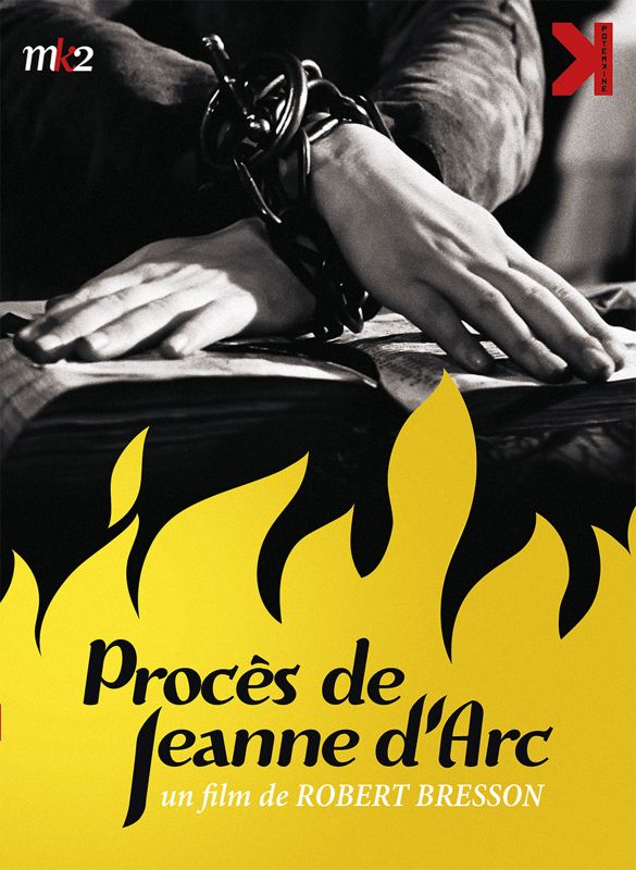 Affiche du film Procès de Jeanne d&rsquo;Arc (1962) de Robert Bresson. Voir Procès de Jeanne d&rsquo;Arc en streaming / torrent sur meilleurs-films.fr