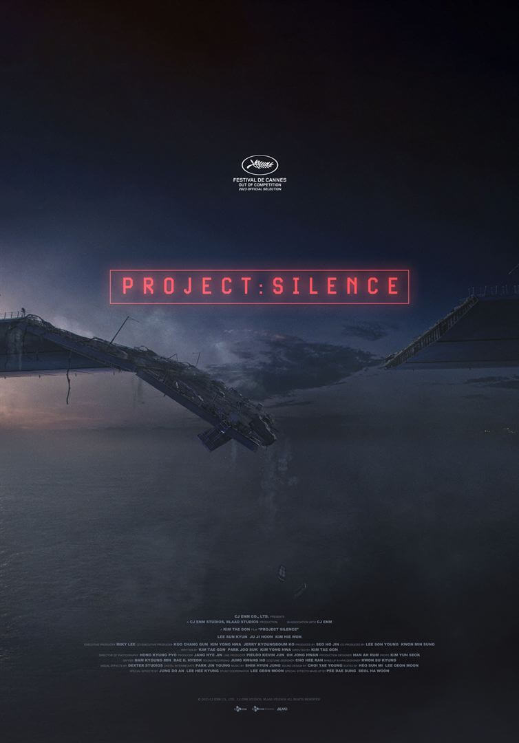 Affiche du film Project Silence (2023) de Tae-gon Kim. Voir Project Silence en streaming / torrent sur meilleurs-films.fr