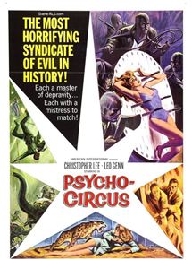 Affiche du film Psycho-Circus (1966) de John Llewellyn Moxey Affiche du film Psycho-Circus (1966) de John Llewellyn Moxey. Voir Psycho-Circus en streaming / torrent sur meilleurs-films.fr