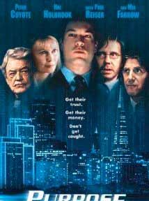 Affiche du film Purpose (2002) de Alan Ari Lazar. Voir Purpose en streaming / torrent sur meilleurs-films.fr