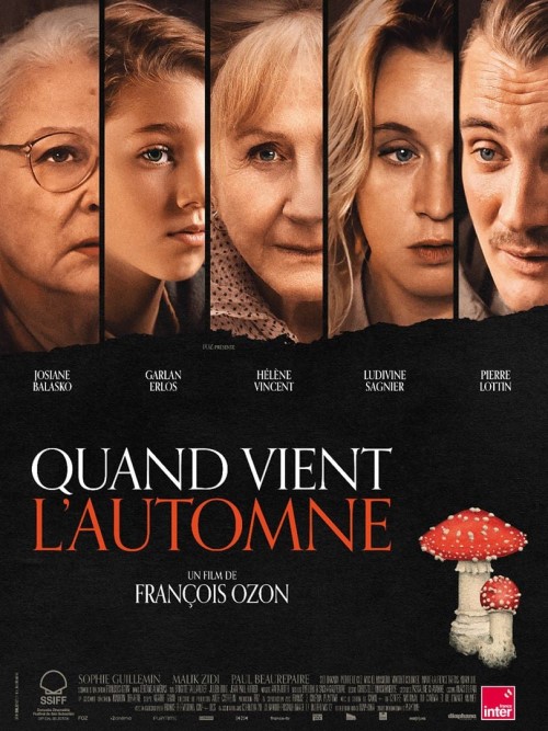 Affiche du film Quand vient l’automne (2024) de François Ozon Affiche du film Quand vient l’automne (2024) de François Ozon. Voir Quand vient l’automne en streaming / torrent sur meilleurs-films.fr
