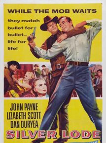 Affiche du film Quatre étranges cavaliers (1954) de Allan Dwan. Voir Quatre étranges cavaliers en streaming / torrent sur meilleurs-films.fr