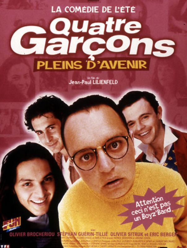 Affiche du film Quatre garçons pleins d’avenir (1997) de Jean-Paul Lilienfeld Affiche du film Quatre garçons pleins d’avenir (1997) de Jean-Paul Lilienfeld. Voir Quatre garçons pleins d’avenir en streaming / torrent sur meilleurs-films.fr