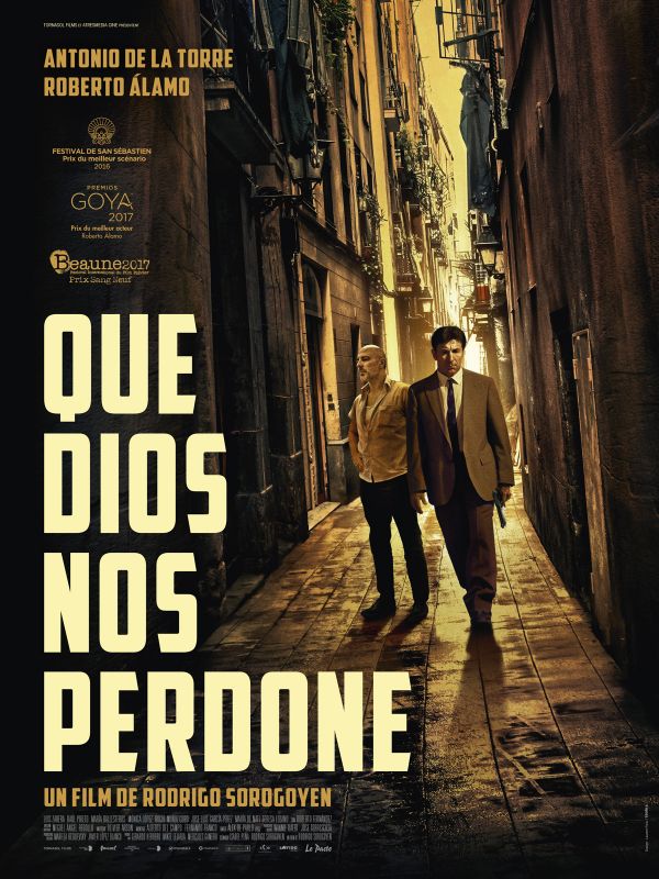 Affiche du film Que Dios Nos Perdone (2016) de Rodrigo Sorogoyen. Voir Que Dios Nos Perdone en streaming / torrent sur meilleurs-films.fr