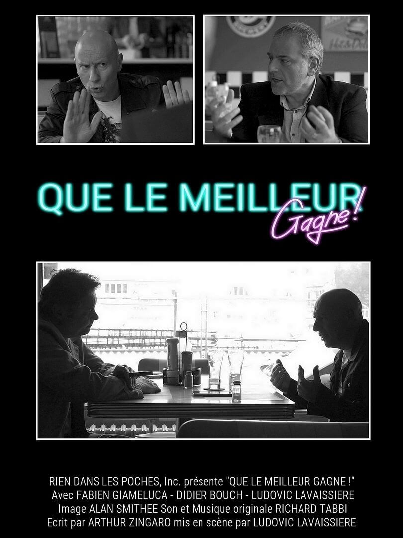 Affiche du court métrage Que le meilleur gagne ! (2026) de Ludovic Lavaissière. Voir Que le meilleur gagne ! en streaming / torrent sur meilleurs-films.fr