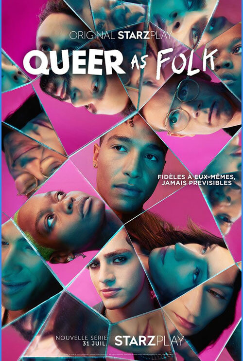 Affiche de la série Queer As Folk (2021) de Stephen Dunn.