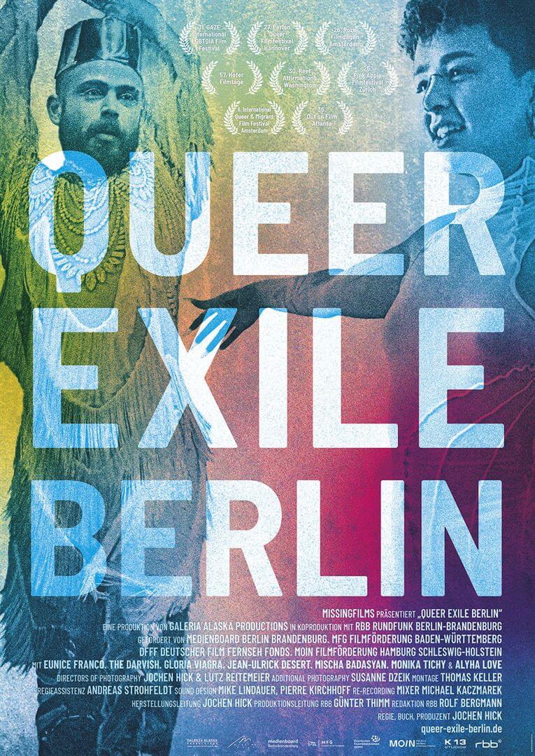 Affiche du film Queer Exile Berlin (2023) de Jochen Hick. Voir Queer Exile Berlin en streaming / torrent sur meilleurs-films.fr