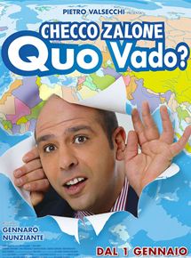 Affiche du film Quo vado? (2016) de Gennaro Nunziante. Voir Quo vado? en streaming / torrent sur meilleurs-films.fr