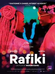 Affiche du film Rafiki (2018) de Wanuri Kahiu. Voir Rafiki en streaming / torrent sur meilleurs-films.fr