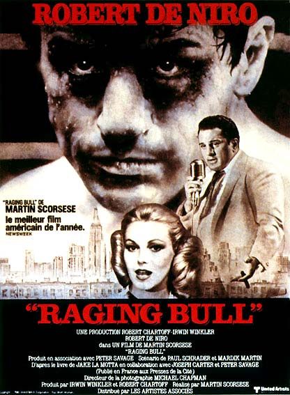 Affiche du film Raging Bull (1980) de Martin Scorsese Affiche du film Raging Bull (1980) de Martin Scorsese. Voir Raging Bull en streaming / torrent sur meilleurs-films.fr