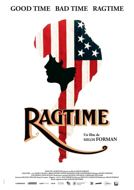 Affiche du film Ragtime (1981) de Milos Forman. Voir Ragtime en streaming / torrent sur meilleurs-films.fr
