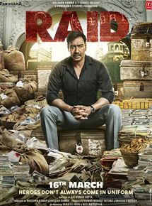 Affiche du film Raid (2018) de Raj Kumar Gupta. Voir Raid en streaming / torrent sur meilleurs-films.fr