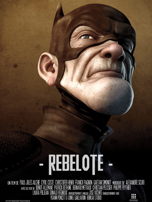 Affiche du court métrage Rebelote () de Cyril Coste. Voir Rebelote en streaming / torrent sur meilleurs-films.fr