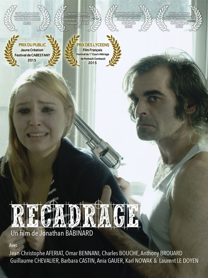 Affiche du court métrage Recadrage (2014) de Jonathan Babinard. Voir Recadrage en streaming / torrent sur meilleurs-films.fr