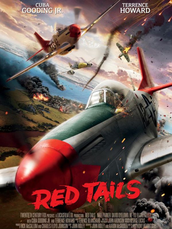 Affiche du film Red Tails (2012) de Anthony M. Hemingway Affiche du film Red Tails (2012) de Anthony M. Hemingway. Voir Red Tails en streaming / torrent sur meilleurs-films.fr