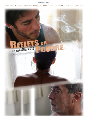 Affiche du court métrage Reflets en poudre (2011) de Gabriel Rizzo. Voir Reflets en poudre en streaming / torrent sur meilleurs-films.fr