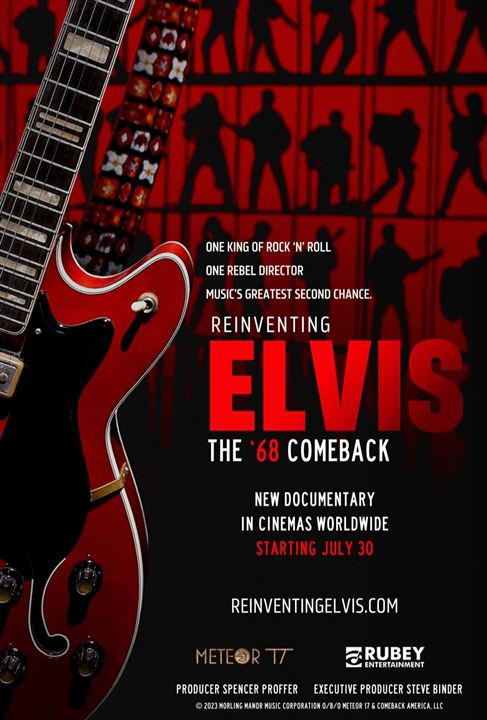 Affiche du film Reinventing Elvis: The ’68 Comeback (2023) de John Scheinfeld. Voir Reinventing Elvis: The ’68 Comeback en streaming / torrent sur meilleurs-films.fr