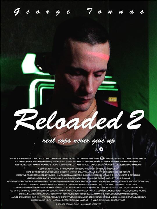 Affiche du court métrage Reloaded 2 (2024) de George Tounas. Voir Reloaded 2 en streaming / torrent sur meilleurs-films.fr