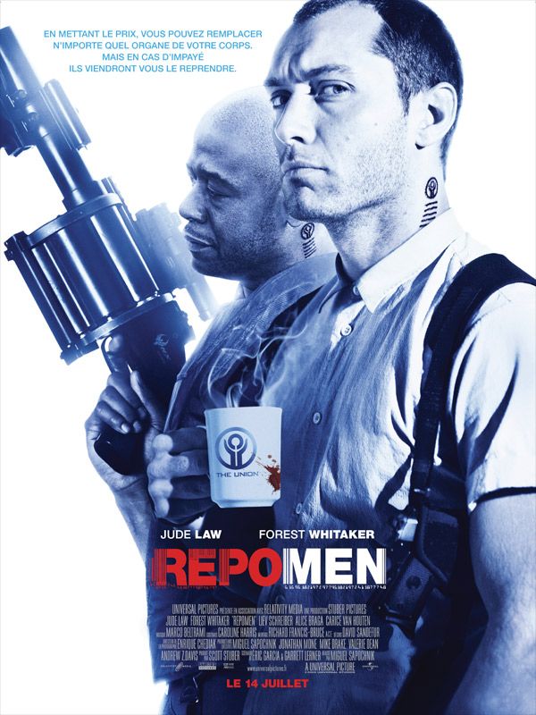 Affiche du film Repo Men (2010) de Miguel Sapochnik Affiche du film Repo Men (2010) de Miguel Sapochnik. Voir Repo Men en streaming / torrent sur meilleurs-films.fr