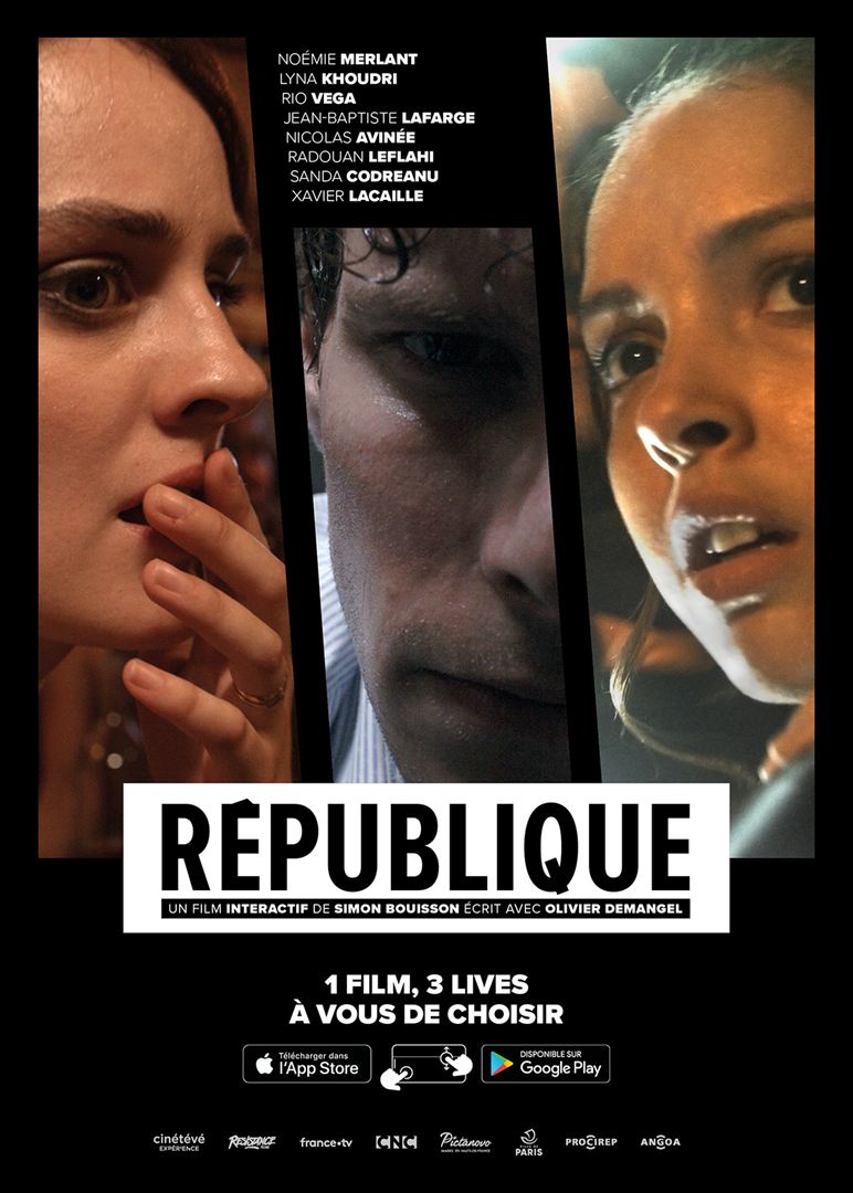 Affiche du court métrage République, le film interactif () de Olivier Demangel Affiche du court métrage République, le film interactif () de Olivier Demangel. Voir République, le film interactif en streaming / torrent sur meilleurs-films.fr