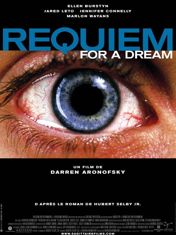 Affiche du film Requiem for a Dream (2000) de Darren Aronofsky. Voir Requiem for a Dream en streaming / torrent sur meilleurs-films.fr