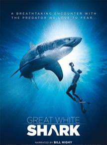 Affiche du film Requins blancs 3D (2015) de Luke Cresswell,Steve McNicholas,. Voir Requins blancs 3D en streaming / torrent sur meilleurs-films.fr