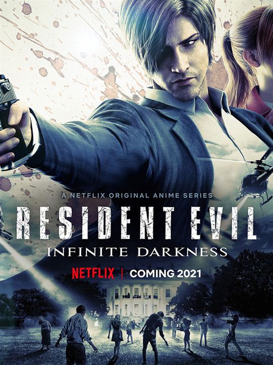 Affiche de la série Resident Evil : Infinite Darkness (2021) de Hiroyuki Kobayashi. Voir Resident Evil : Infinite Darkness en streaming / torrent sur meilleurs-films.fr