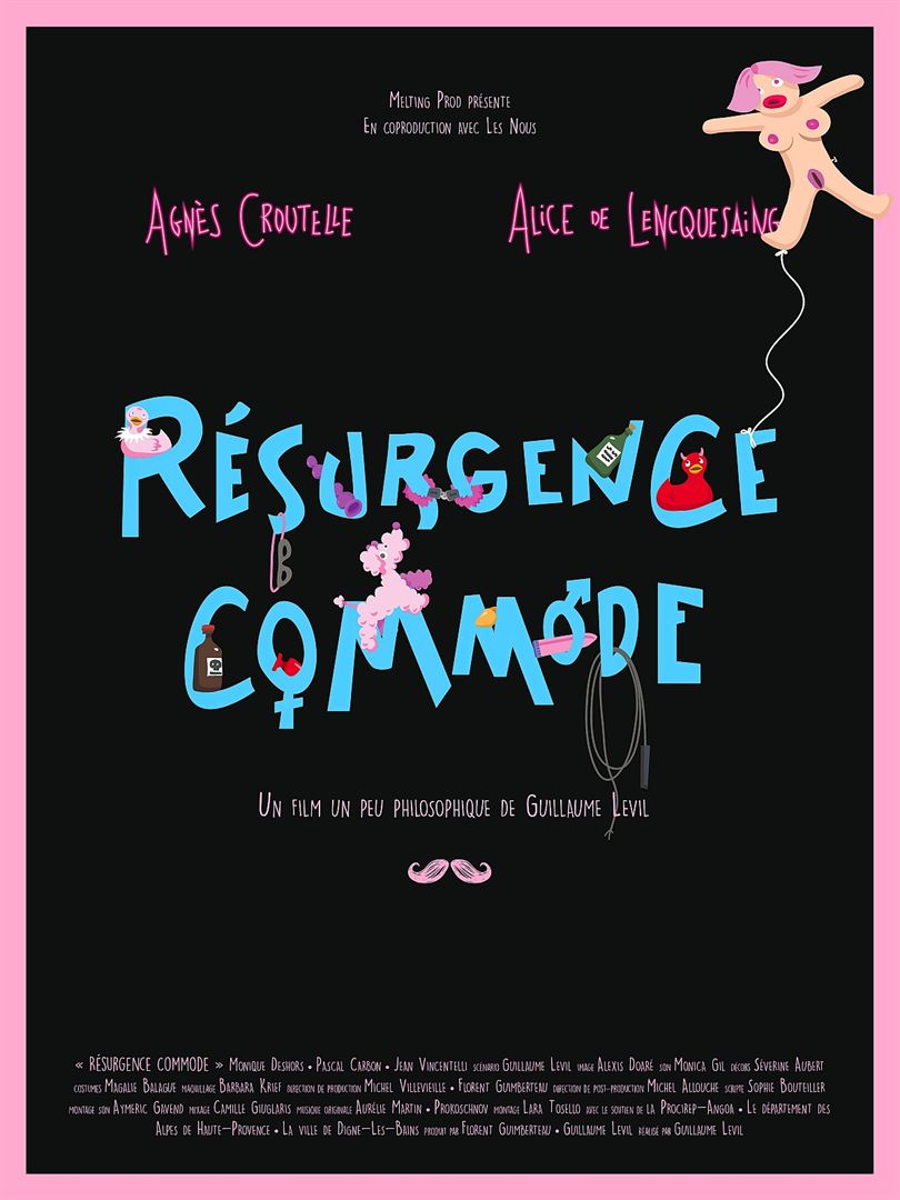 Affiche du court métrage Résurgence Commode (2015) de Guillaume Levil. Voir Résurgence Commode en streaming / torrent sur meilleurs-films.fr