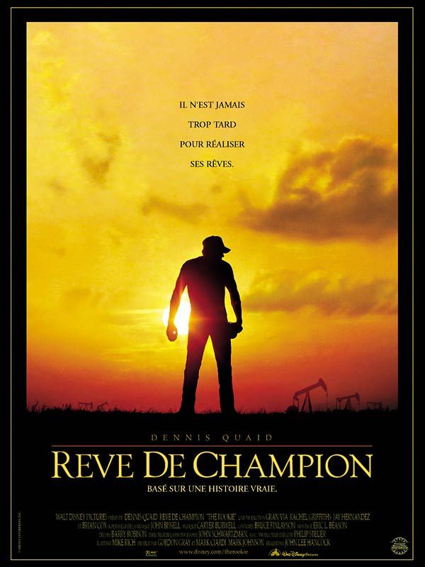Affiche du film Rêve de champion (2002) de John Lee Hancock Affiche du film Rêve de champion (2002) de John Lee Hancock. Voir Rêve de champion en streaming / torrent sur meilleurs-films.fr