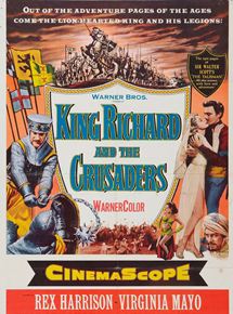 Affiche du film Richard Coeur de Lion (1954) de David Butler. Voir le film Richard Coeur de Lion en streaming / téléchargement / torrent sur meilleurs-films.fr