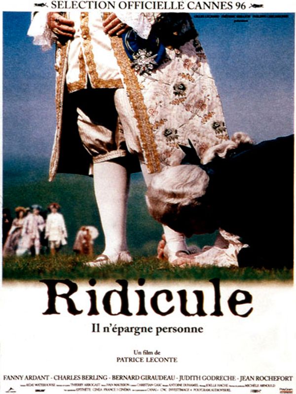Affiche du film Ridicule (1996) de Patrice Leconte Affiche du film Ridicule (1996) de Patrice Leconte. Voir Ridicule en streaming / torrent sur meilleurs-films.fr