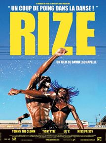 Affiche du film Rize (2005) de David LaChapelle. Voir Rize en streaming / torrent sur meilleurs-films.fr