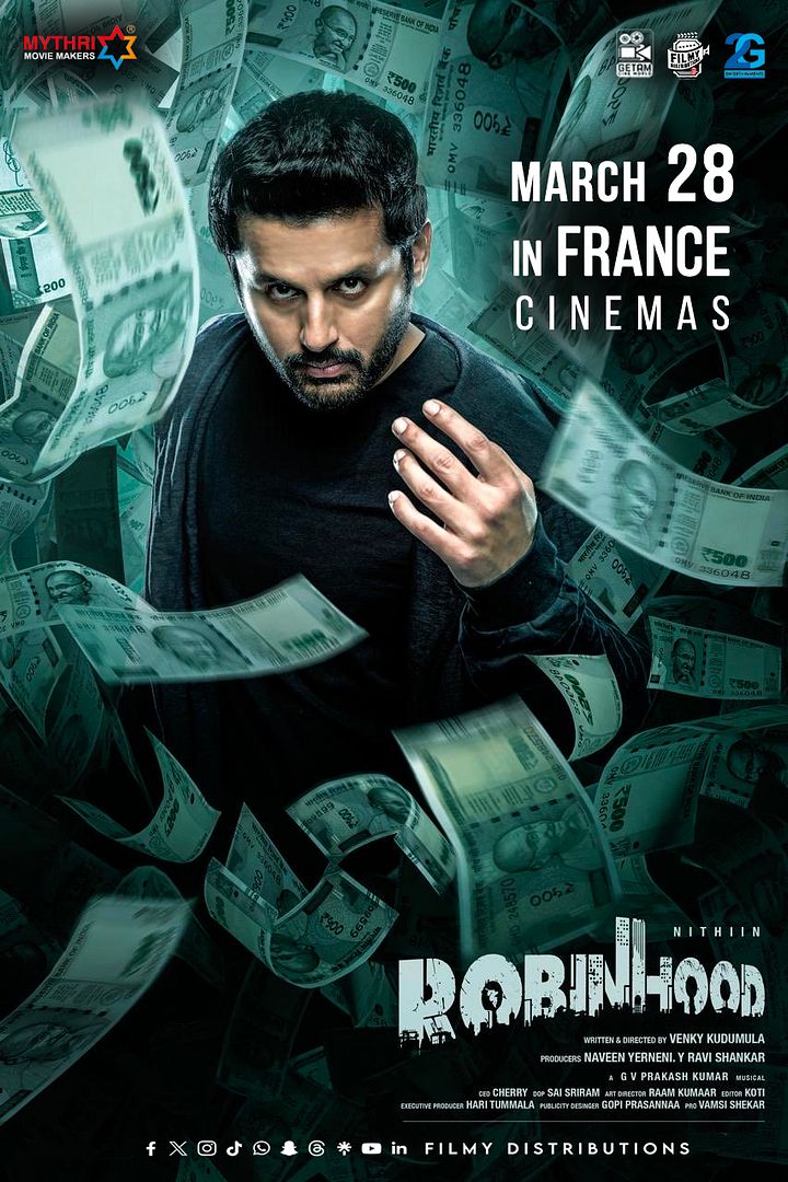 Affiche du film Robinhood (2025) de . Voir Robinhood en streaming / torrent sur meilleurs-films.fr