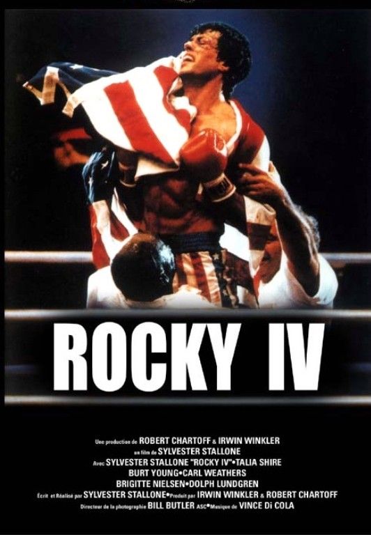Affiche du film Rocky IV (1985) de Sylvester Stallone Affiche du film Rocky IV (1985) de Sylvester Stallone. Voir Rocky IV en streaming / torrent sur meilleurs-films.fr