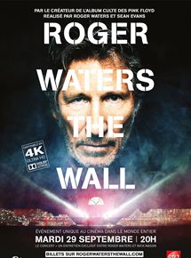 Affiche du film Roger Waters The Wall (2014) de Roger Waters. Voir Roger Waters The Wall en streaming / torrent sur meilleurs-films.fr