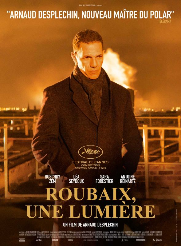 Affiche du film Roubaix, une lumière (2019) de Arnaud Desplechin. Voir Roubaix, une lumière en streaming / torrent sur meilleurs-films.fr