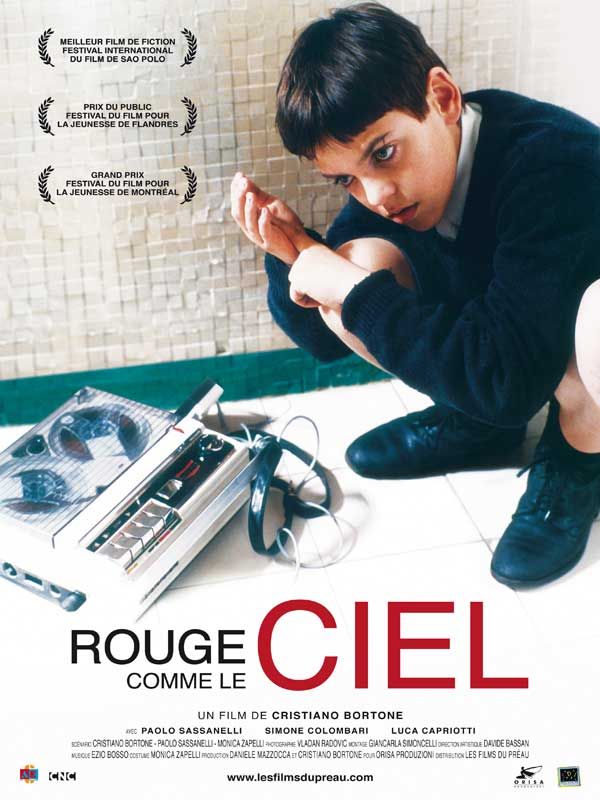 Affiche du film Rouge comme le ciel (2006) de Cristiano Bortone. Voir Rouge comme le ciel en streaming / torrent sur meilleurs-films.fr