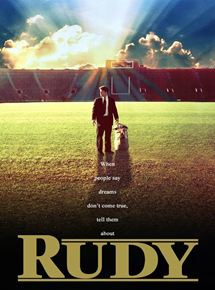 Affiche du film Rudy (1993) de David Anspaugh. Voir Rudy en streaming / torrent sur meilleurs-films.fr