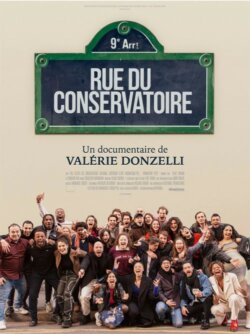 Affiche du film Rue du conservatoire (2024) de Valérie Donzelli.